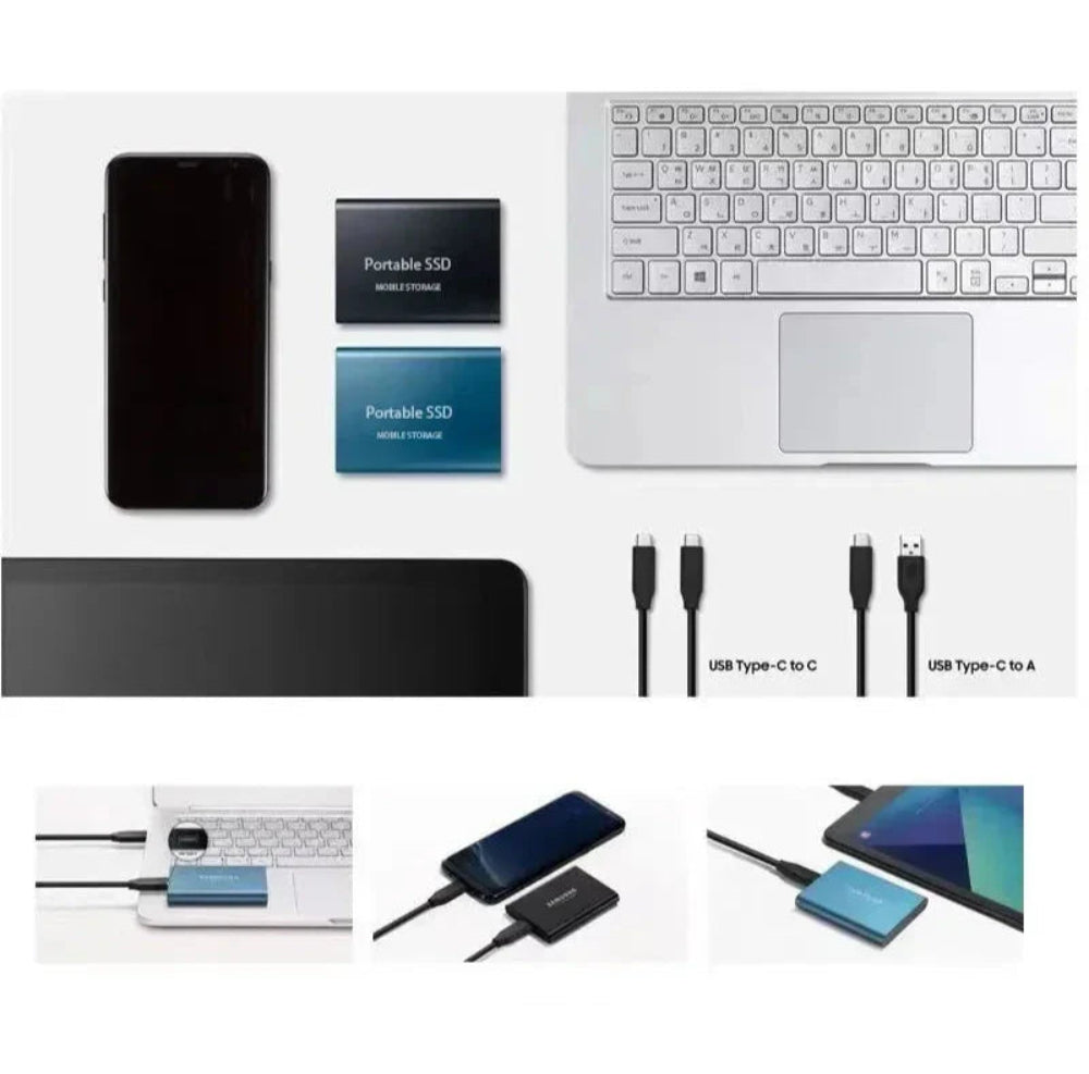SSD Portable External Drive 512GB Fast Compact USB C Storage 8