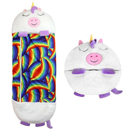2-in-1 Kids Sleeping Bag – Soft, Hypoallergenic & Transformable into a Cuddly Toy
