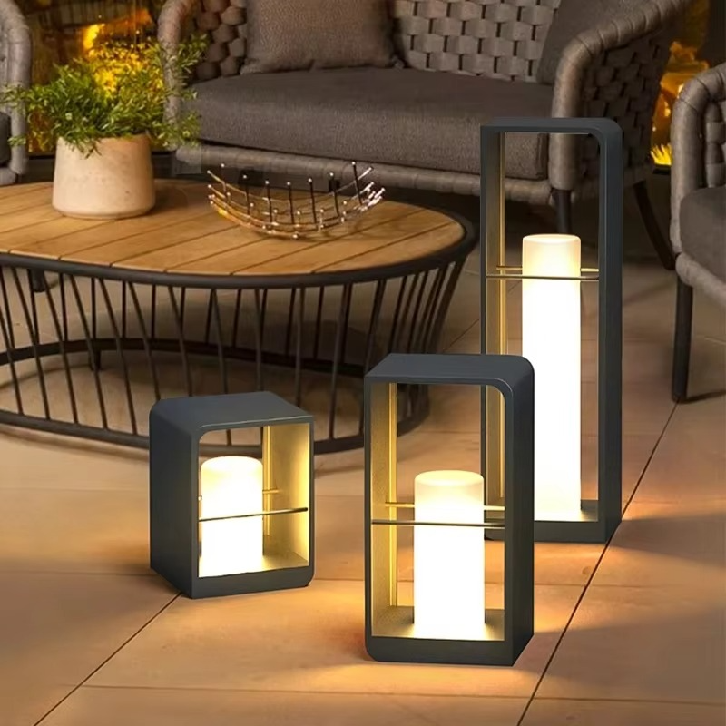SunLuxe Solterrasselampe – Vandtæt LED Udendørslampe med Skumringssensor