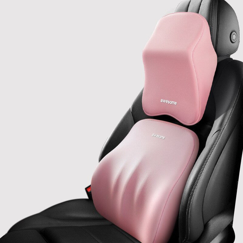 Memory Foam Car Seat Cushion – Ergonomic Neck & Back Support for Extra Comfort