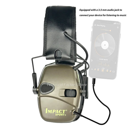 Electronic Hearing Protection – 23 dB Noise Reduction with Dual Microphones & Adjustable Volume