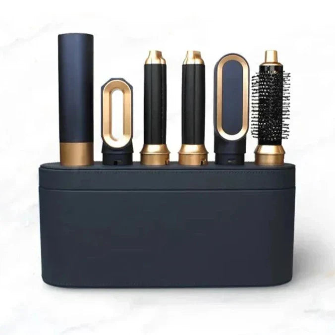 Styler cheveux 5-en-1 – Outil puissant de 1000W avec technologie ionique et accessoires polyvalents