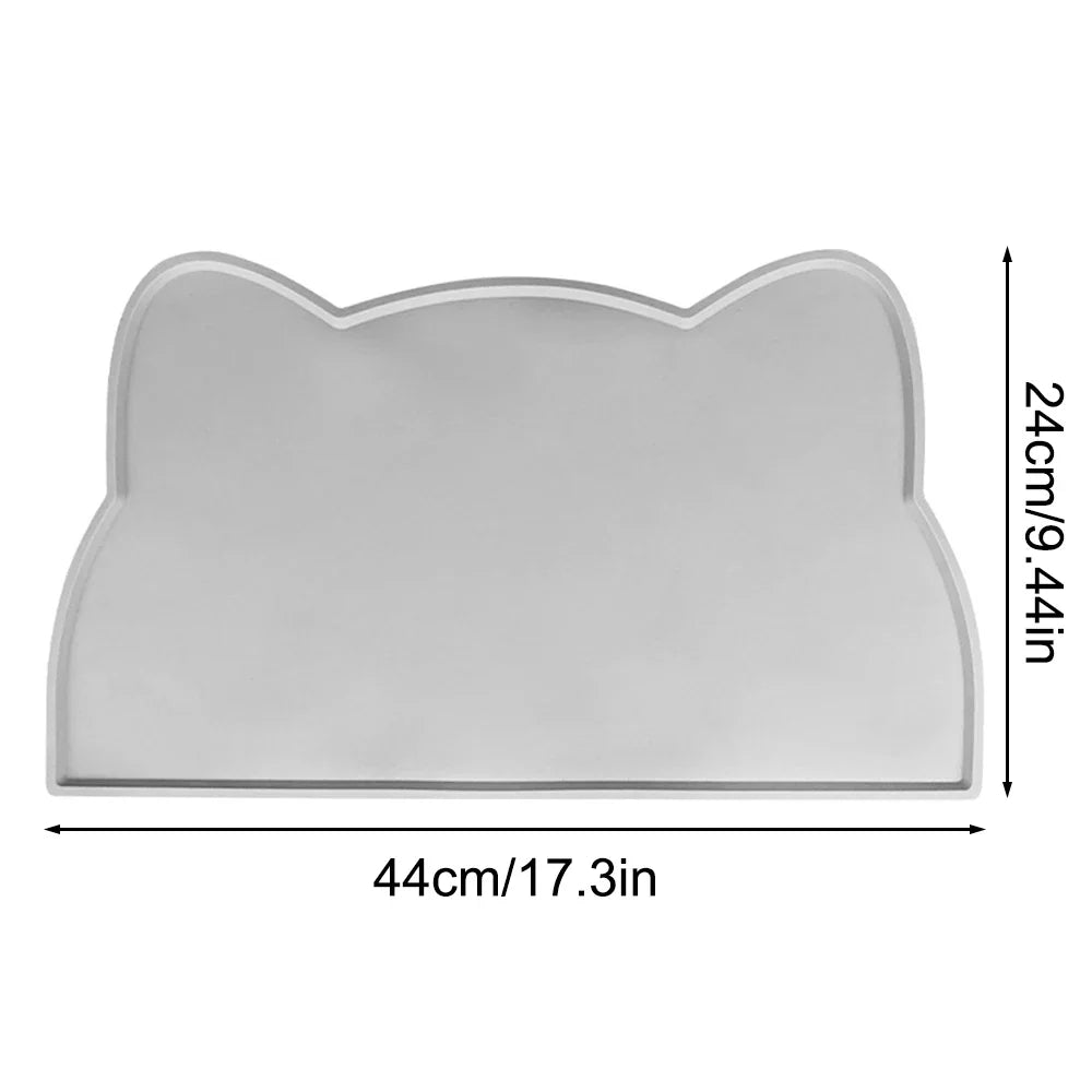 Tapis d'alimentation pour animaux – Nappe étanche et antidérapante pour des zones de repas propres et ordonnées