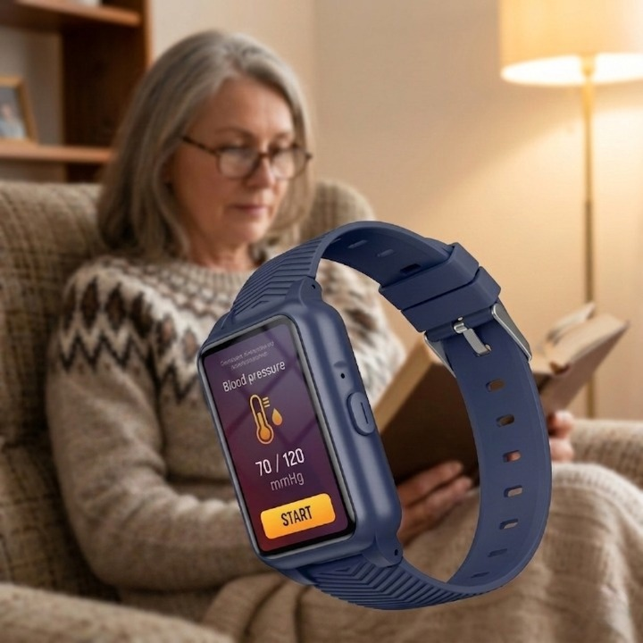 Senioren-Smartwatch mit Sturzerkennung & SOS-Anruf – 4G, GPS & IP67 1
