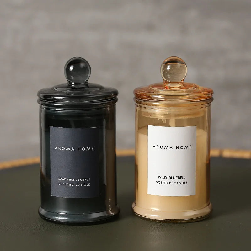 Lysoura – Duftlys i Glas med Sojavoks & Vintage Design til Afslapning og Aromaterapi