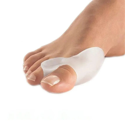 Silikon Gel Zehenspreizer für Hallux Valgus – 2 Stück, Wiederverwendbar, Komfortabel 0
