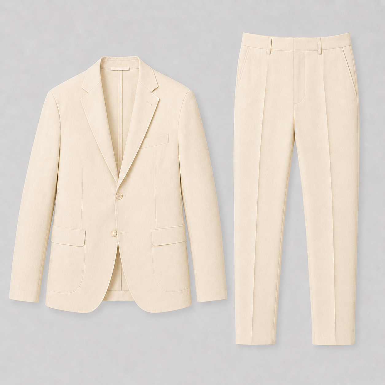 Slim-fit Heren Kostuum met Blazer en Pantalon voor Bruiloften en Formele Gelegenheden 1