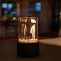 Smoke-Free Table Fireplace with Bioethanol Fuel for Indoor and Outdoor Use 0