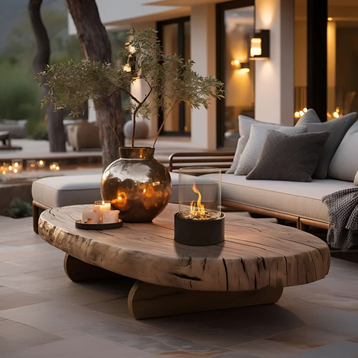 Smoke-Free Table Fireplace with Bioethanol Fuel for Indoor and Outdoor Use 7