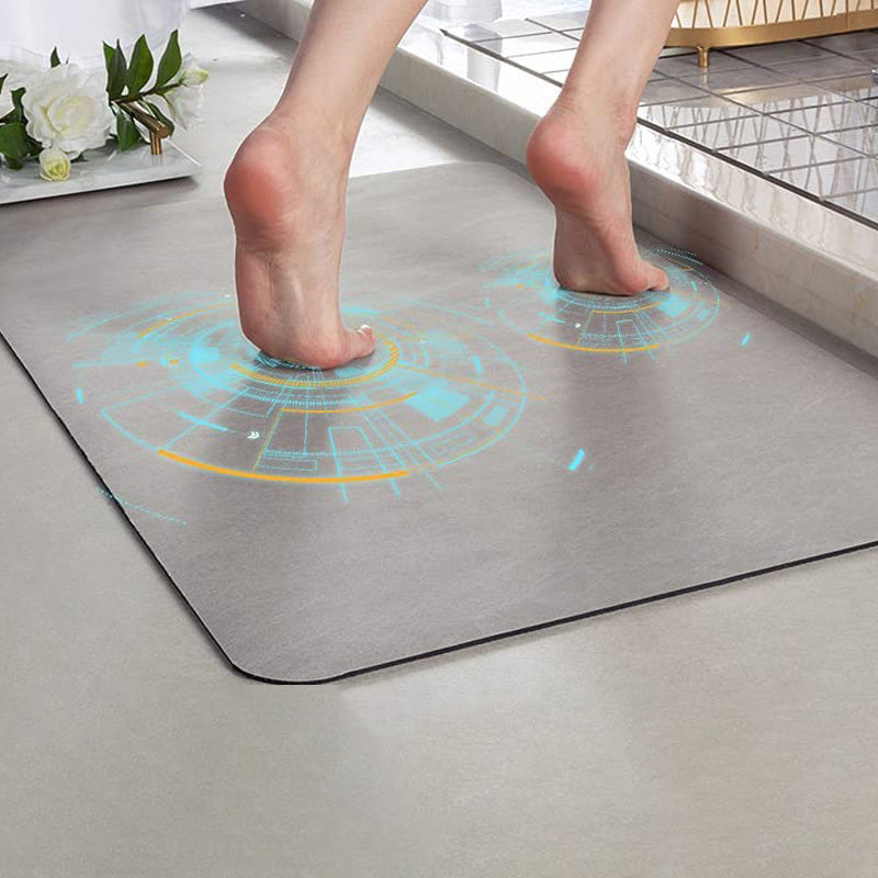 Sneldrogende Antislip Badmat – Diatomee Aarde, Ultra-Absorberend & Hygiënisch 1