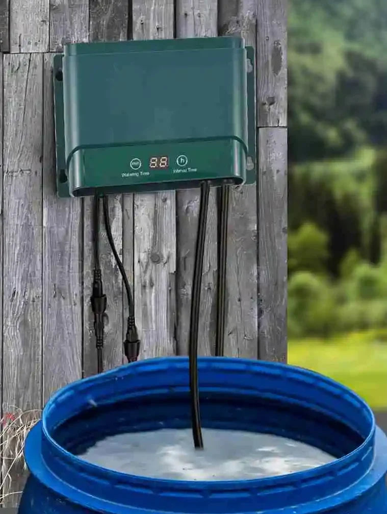 Solar Drip Irrigation System Kit Automatic Watering with 30 Modes & 7 Timers – AquaFlow 0