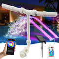 Solar Pool Fountain with Lights 0
