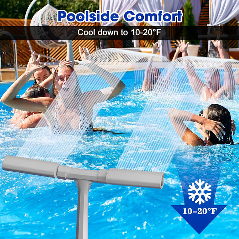 Solar Pool Fountain with Lights 3