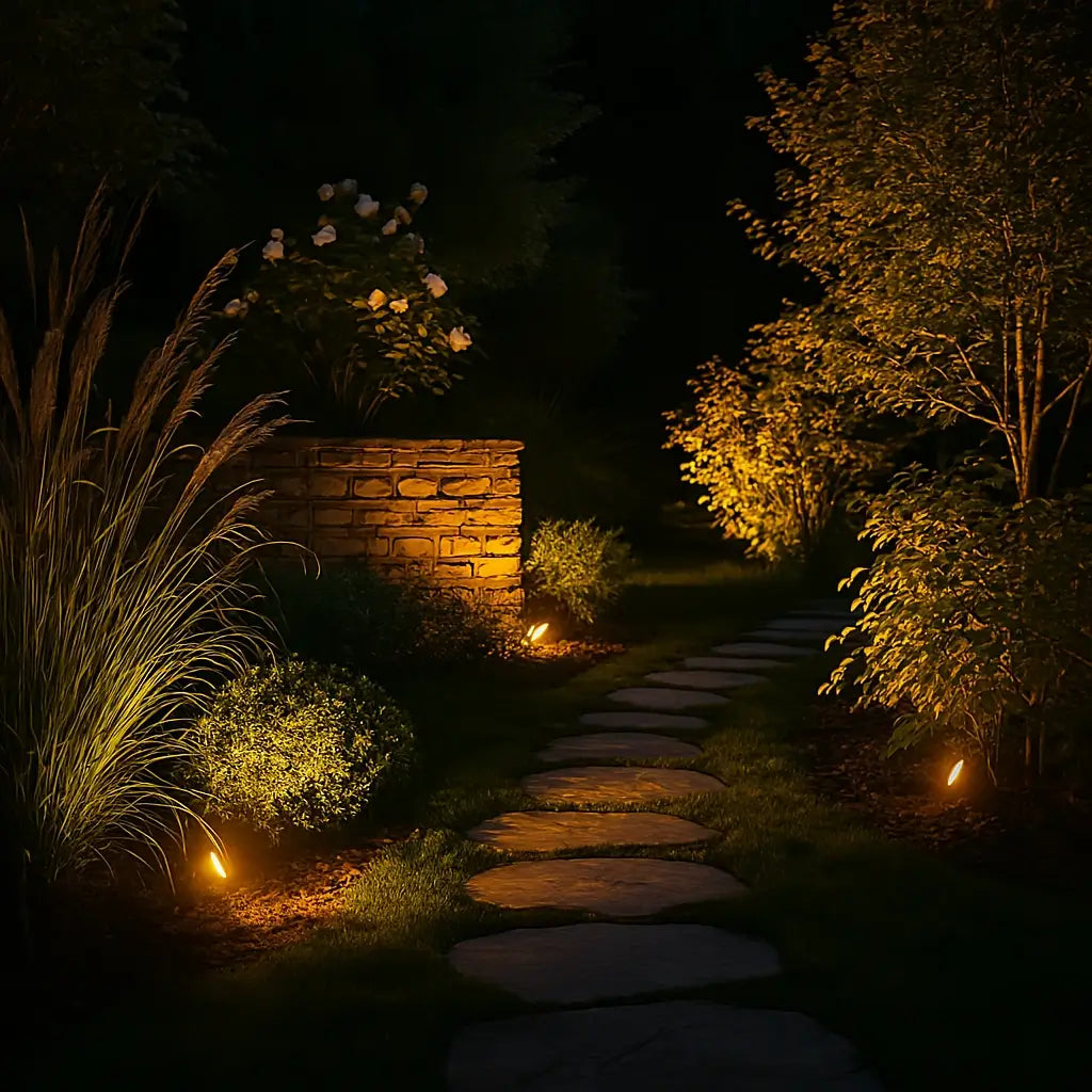 Solar Powered Garden Spotlight 1