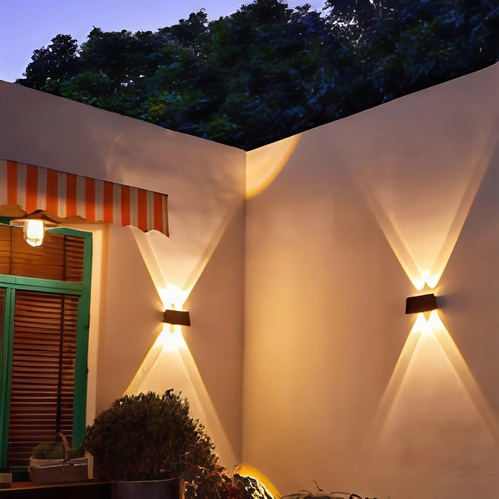 Solar Powered Wall Sconce 1
