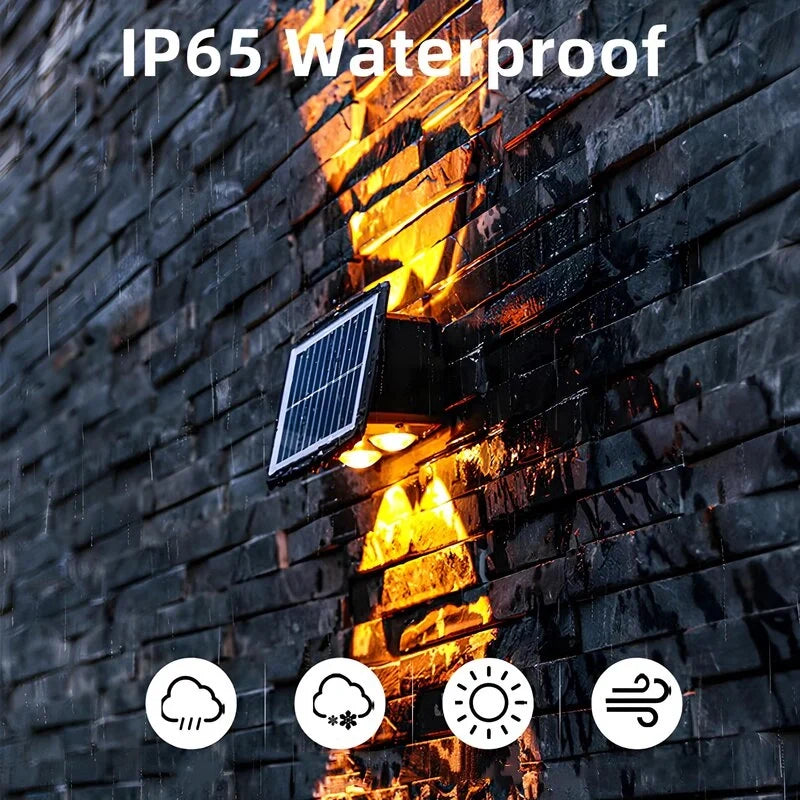 Solar Powered Wall Sconce 4