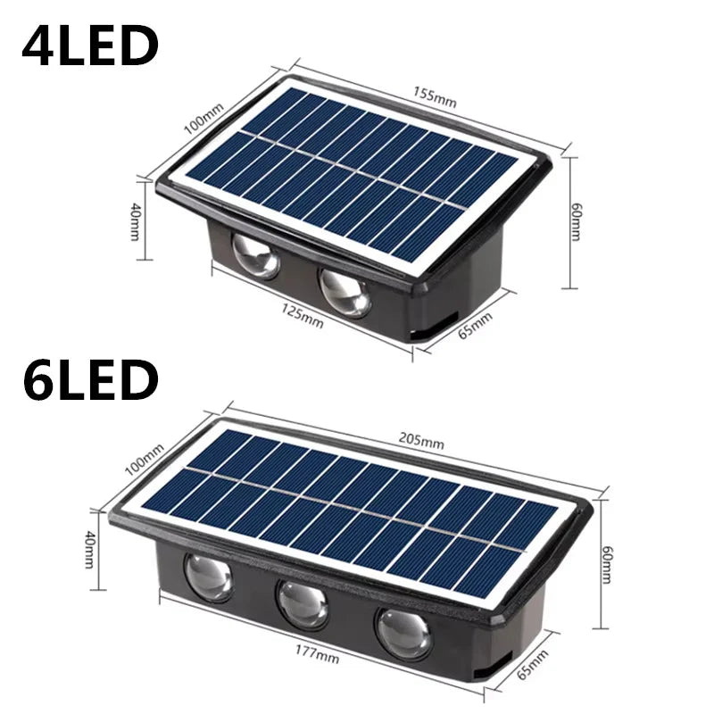 Solar Powered Wall Sconce 8