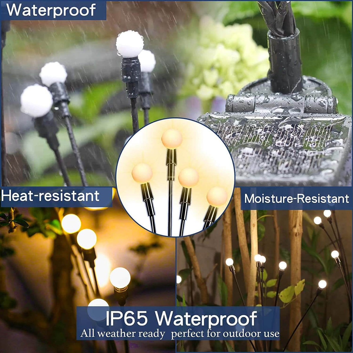Solar Tuinprikker LED Buitenlamp met Modern Wit Licht 6