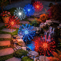 Solar Stake Lights – Red, White and Blue Sparkle Glow for Garden Paths