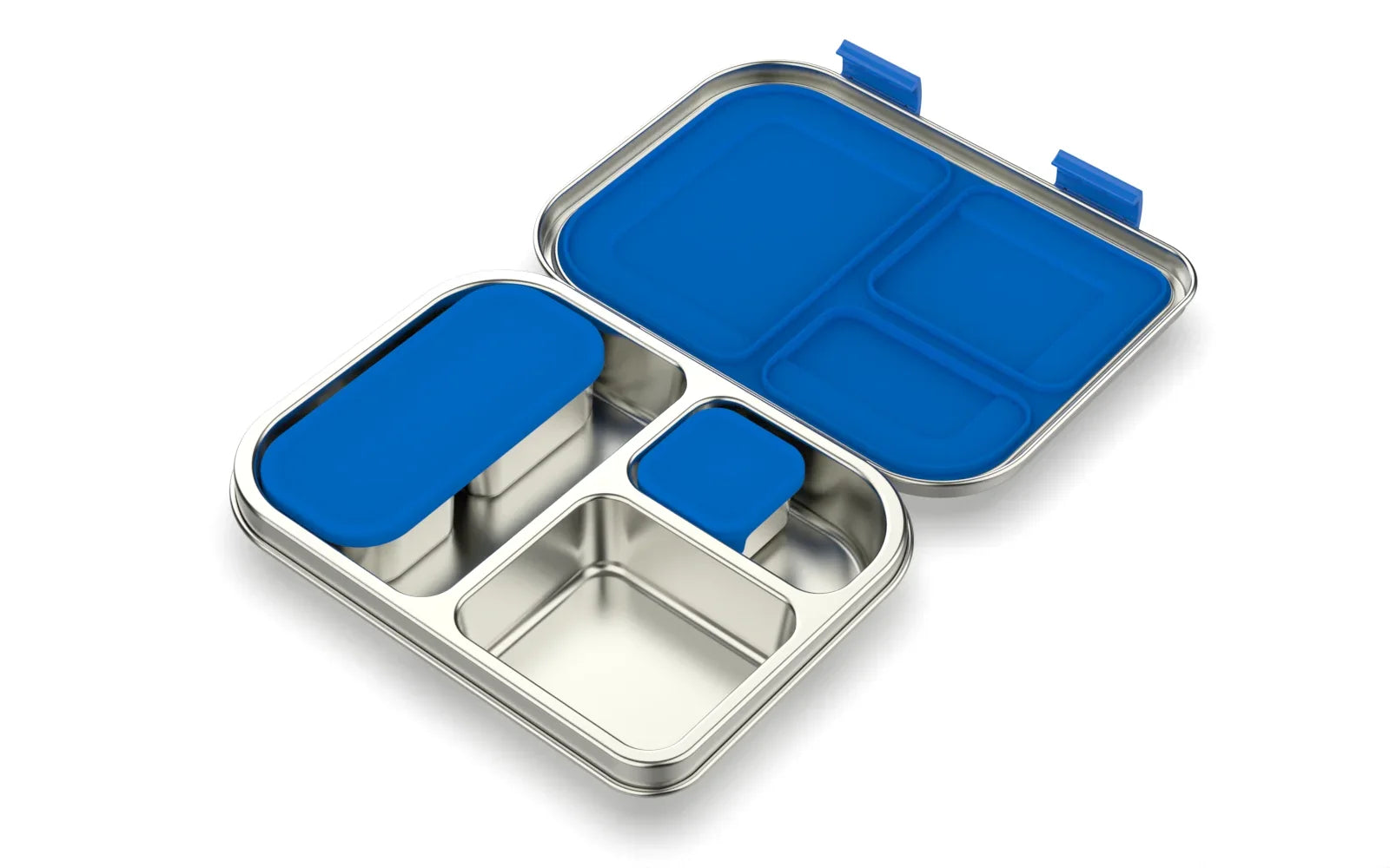 Stainless Steel Lunchbox – 975 ml Bento Box with 3 Compartments & Leakproof Lid 15