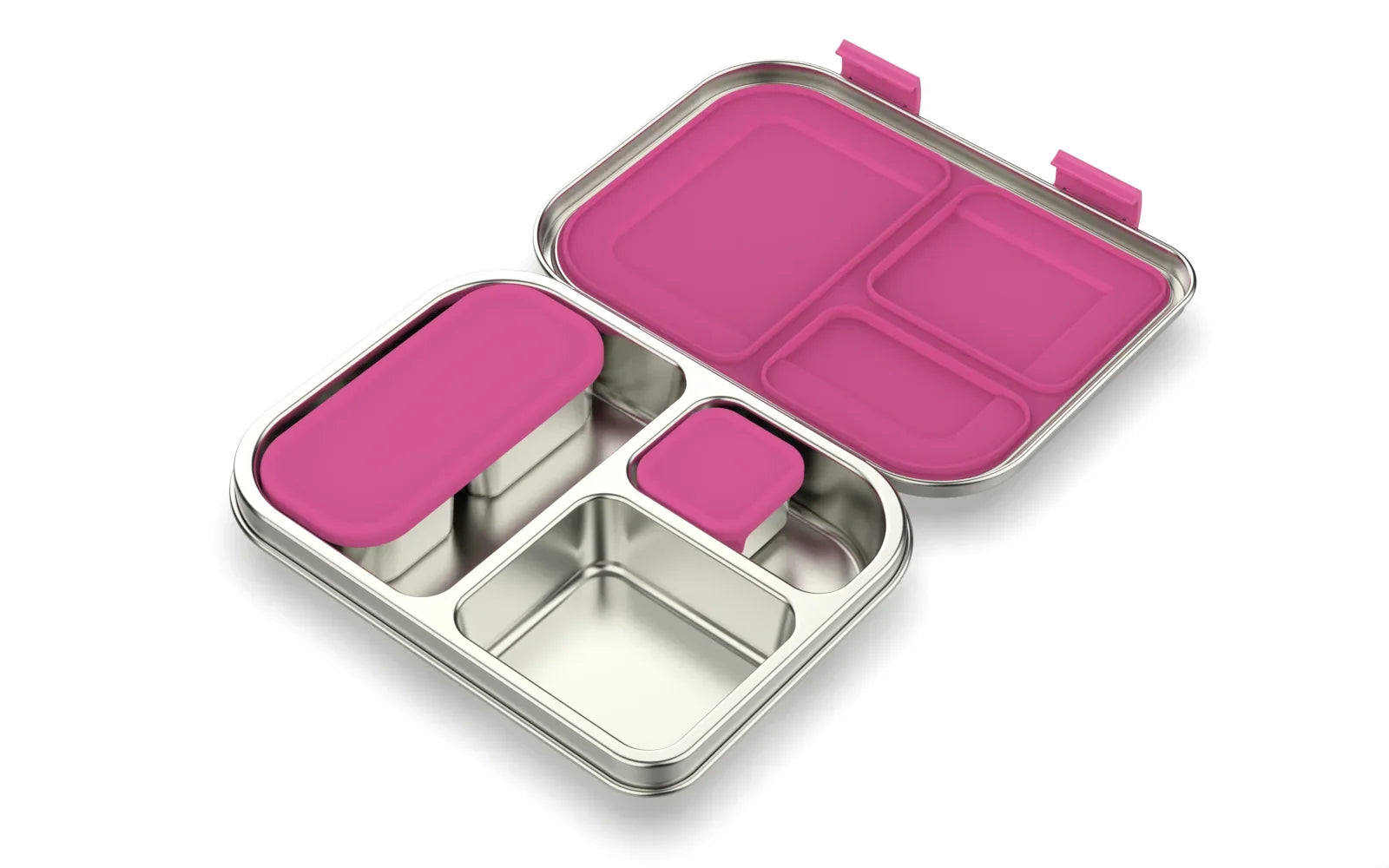 Stainless Steel Lunchbox – 975 ml Bento Box with 3 Compartments & Leakproof Lid 16