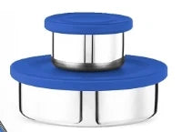 Stainless Steel Lunchbox – 975 ml Bento Box with 3 Compartments & Leakproof Lid 24