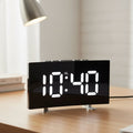 Stille LED digitale wekker met groot display — Slank ontwerp 0