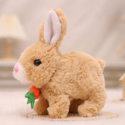Stuffed Animal Bunny Toy Interactive Rabbit Toy Sound Moving 0