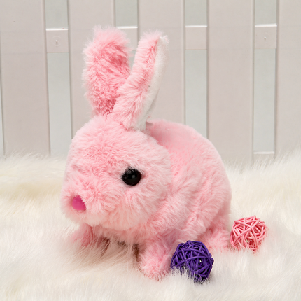 Stuffed Animal Bunny Toy Interactive Rabbit Toy Sound Moving 4
