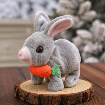 Stuffed Animal Bunny Toy Interactive Rabbit Toy Sound Moving 5