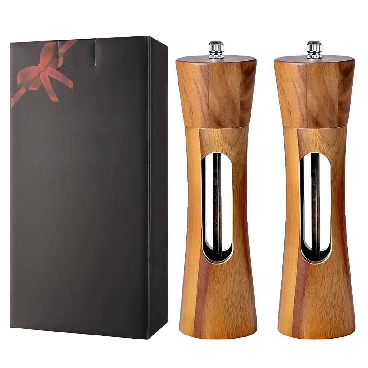 TABLEOAK – Elegante zout- en pepermolens van hout voor nauwkeurig kruiden. 6