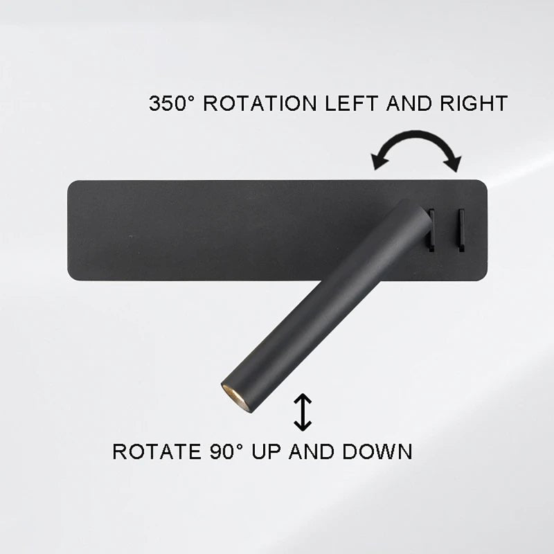 TWIRLLITE – Drehbare LED-Lampe für flexibel verstellbare Bettbeleuchtung 5