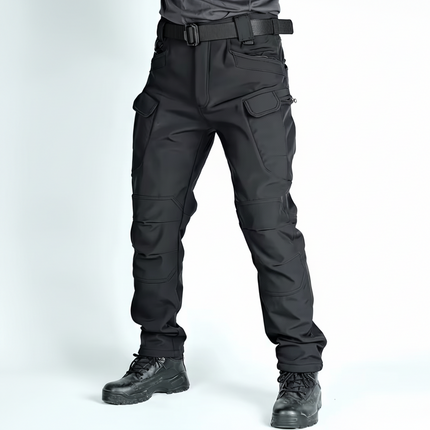 Tactical Pants Fleece Lined Cargo Pocket Casual Outdoor Pants 5