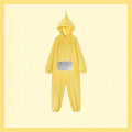 Teletubbies Kostuum Pyjama - Flanel Jumpsuit met Capuchon 0