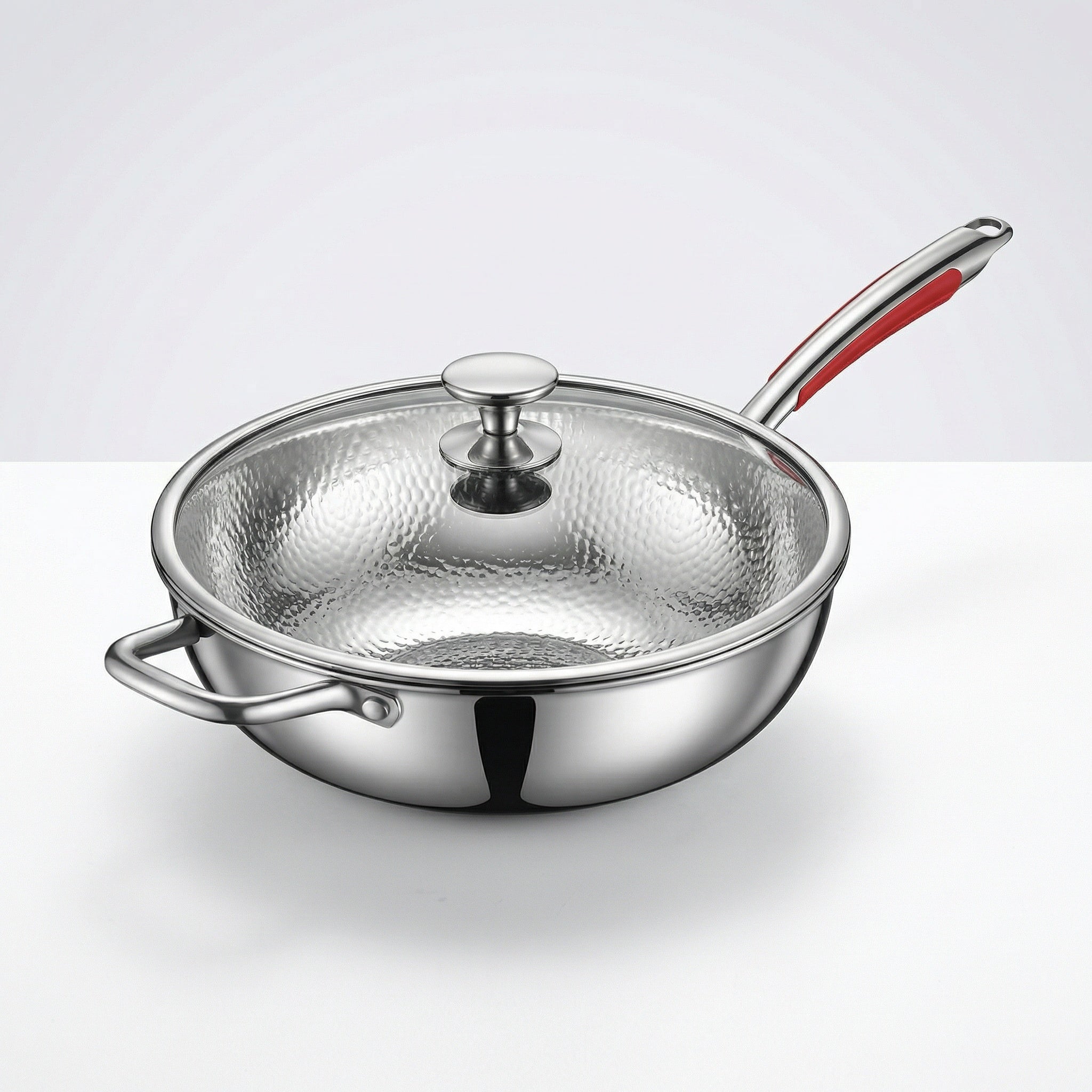 Titanium Wok – Round-Bottom Induction Design, Lightweight & Fast Heat Spread
