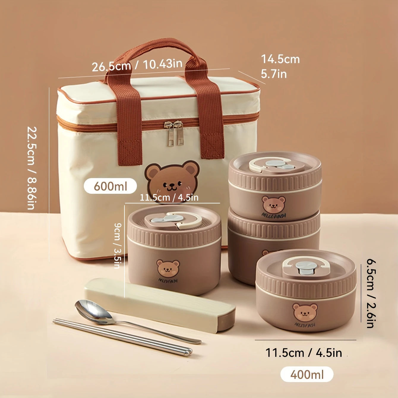 Thermische voedselcontainer – roestvrij staal 304, lekvrij, 400–2000 ml 16