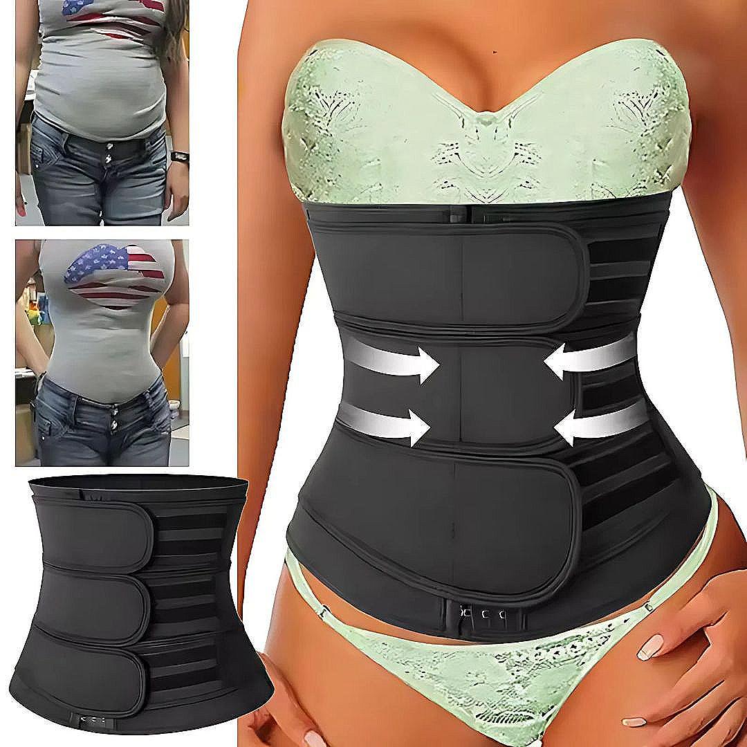 ThermoCore | Waist Trainer Belt – Triple Compression – Breathable Neoprene Fit – Post‑Workout & Postpartum Use Kalsten 2
