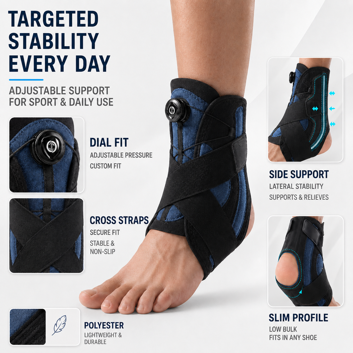 Thrives Outdoor | Ankoraid Adjustable Pressurised Ankle Support 3