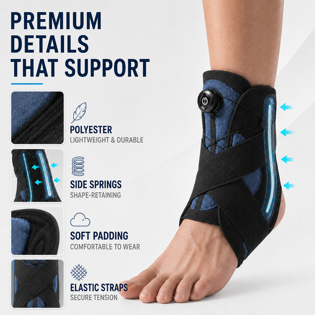 Thrives Outdoor | Ankoraid Adjustable Pressurised Ankle Support 4