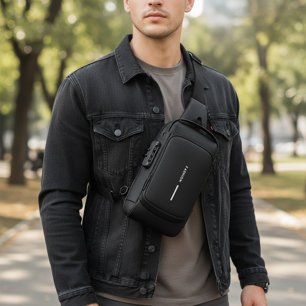 Thrives Outdoor | Anti Theft Chest Sling Bag 1