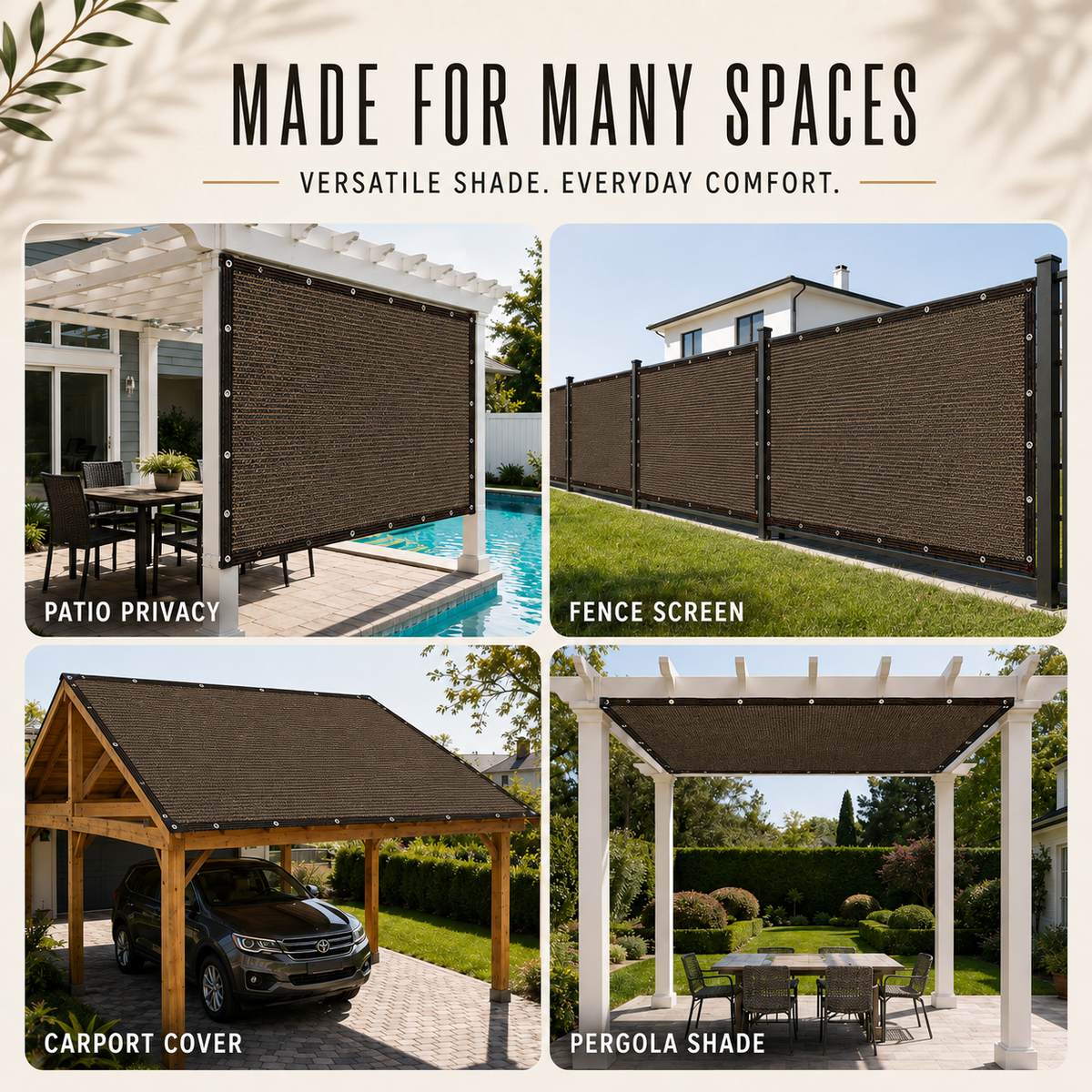 Thrives Outdoor | Aurevo Retractable Side Shade Panel 6