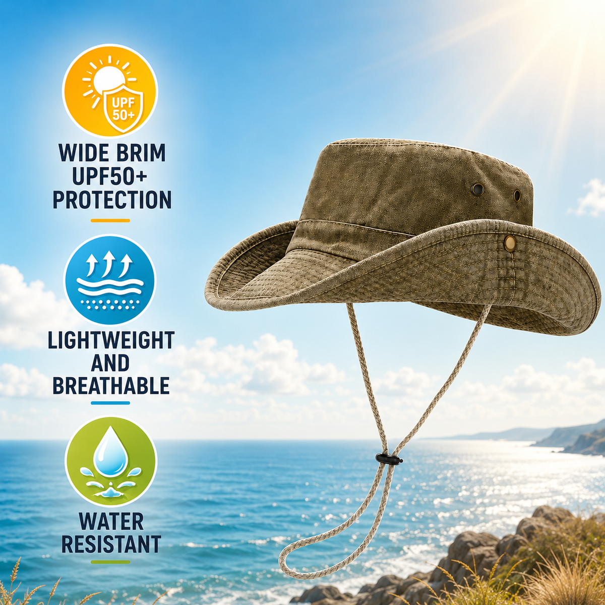 Thrives Outdoor | Brimmen Wide Brim Outdoor Hat 2