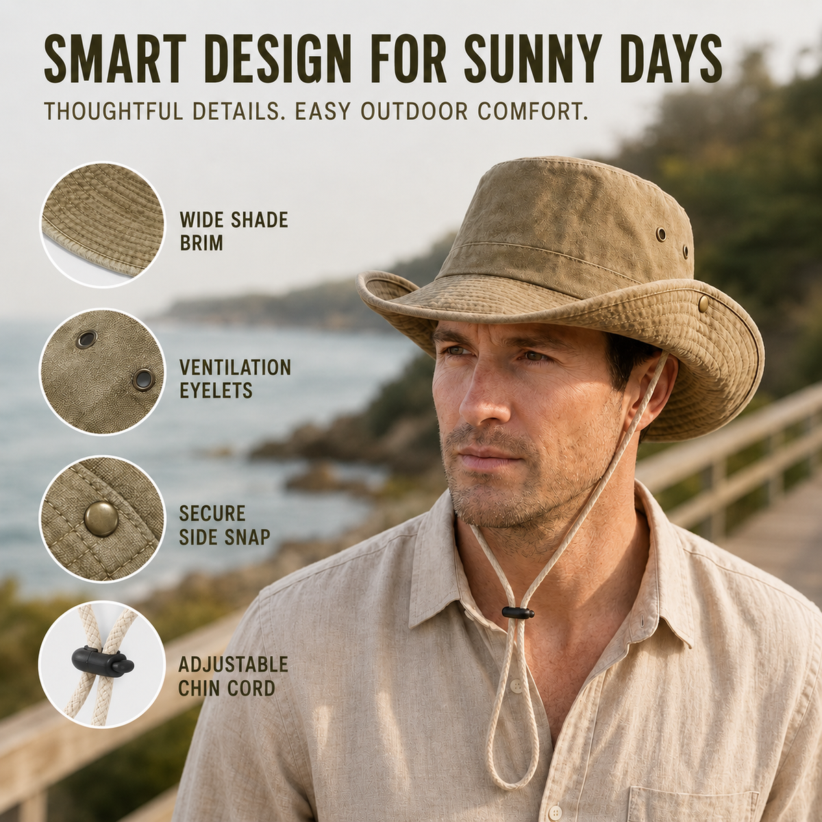 Thrives Outdoor | Brimmen Wide Brim Outdoor Hat 3