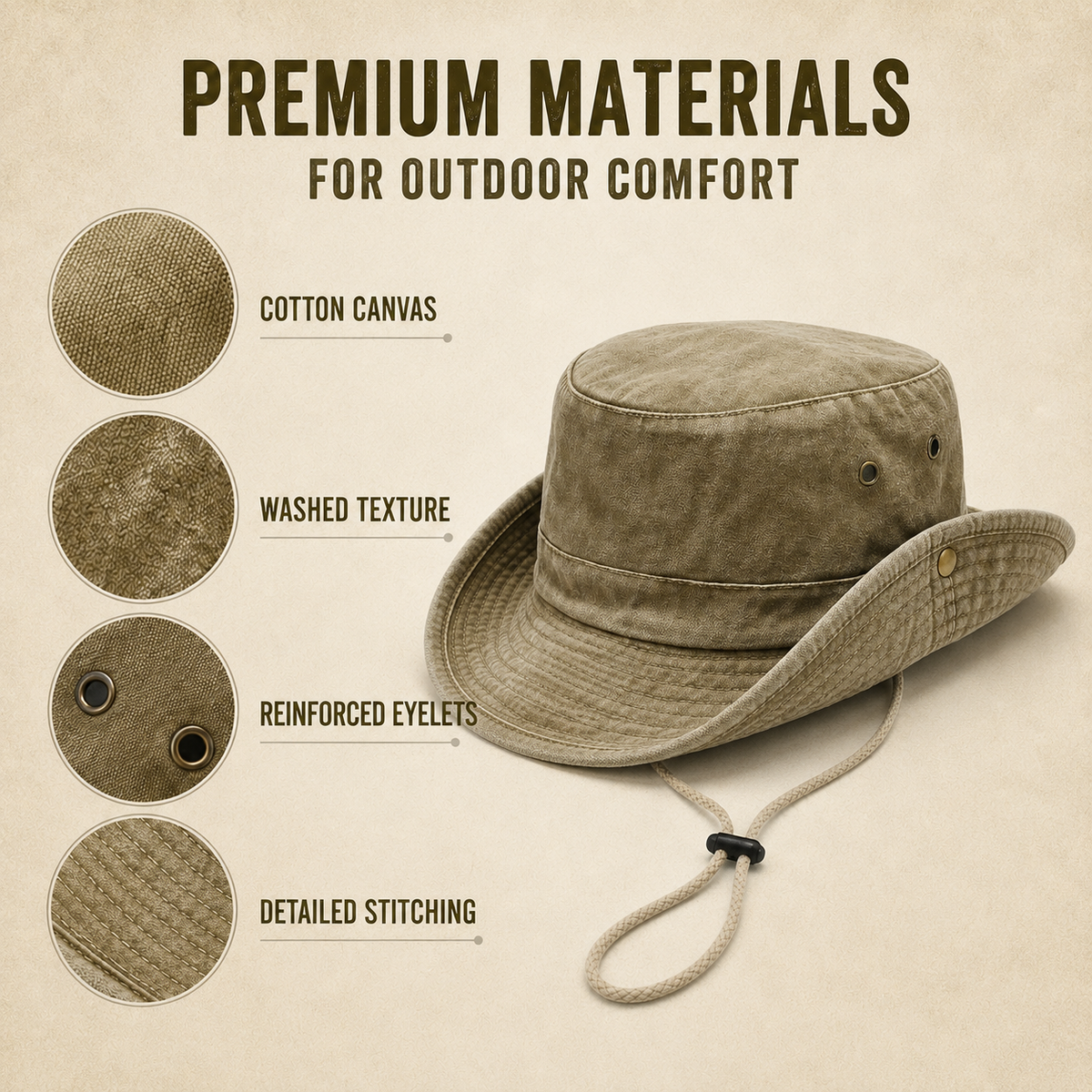 Thrives Outdoor | Brimmen Wide Brim Outdoor Hat 4