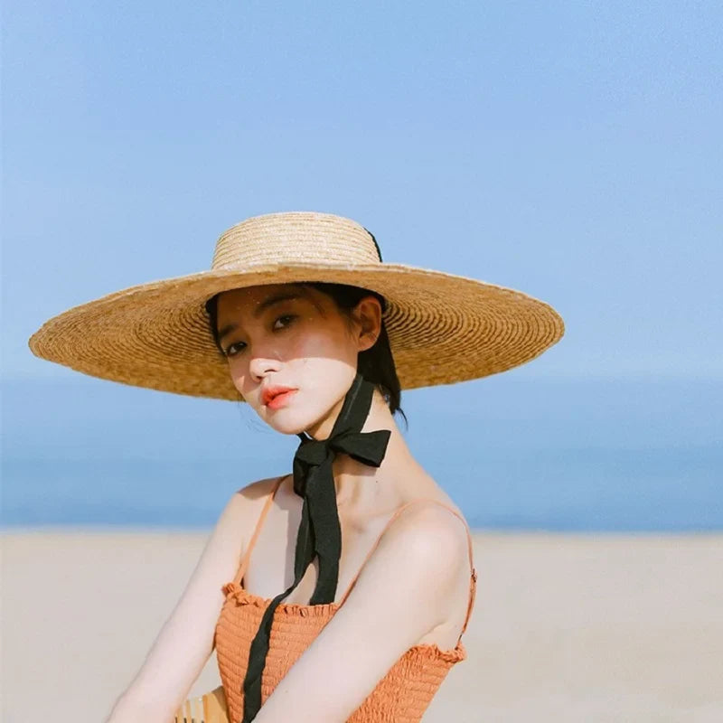 Thrives Outdoor | Brimmerly Wide Brim Flat Top Sun Hat 7