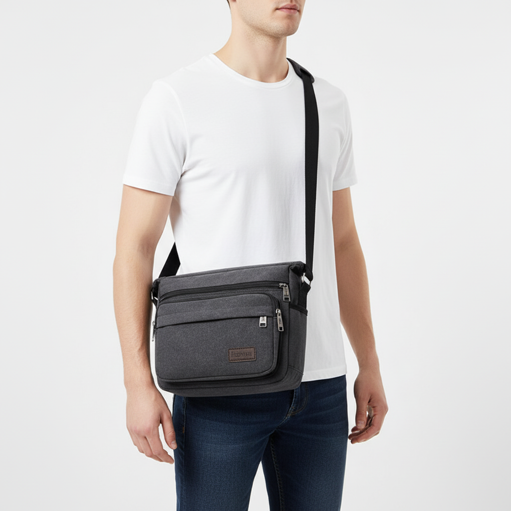 Thrives Outdoor | Canvas Crossbody Messenger Bag 0