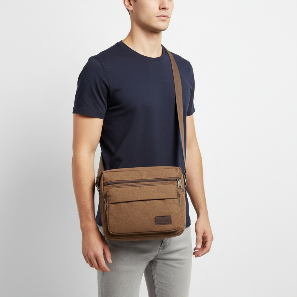 Thrives Outdoor | Canvas Crossbody Messenger Bag 6