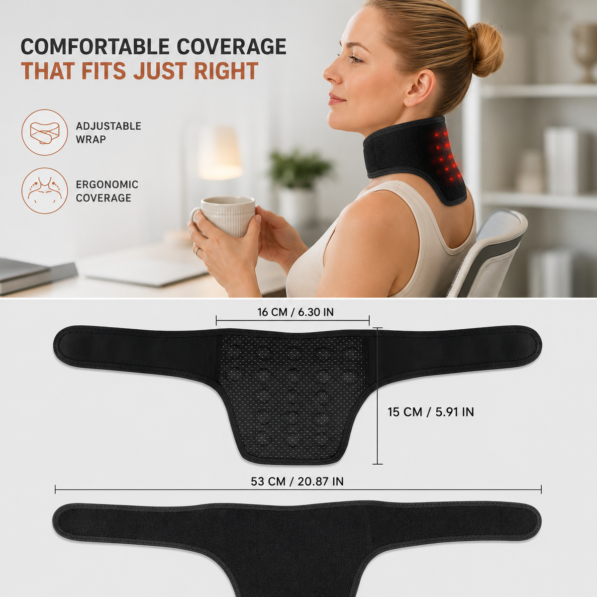 Thrives Outdoor | CerviGlow Self-Heating Neck Support 2