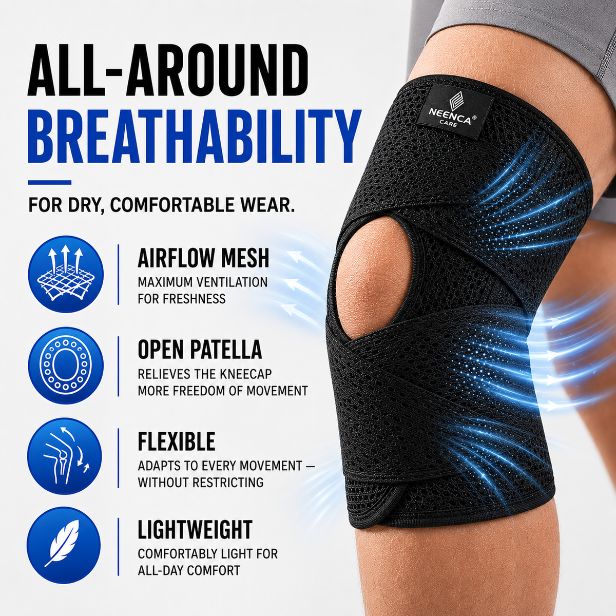 Thrives Outdoor | KnevoFix Adjustable Knee Support Brace 6