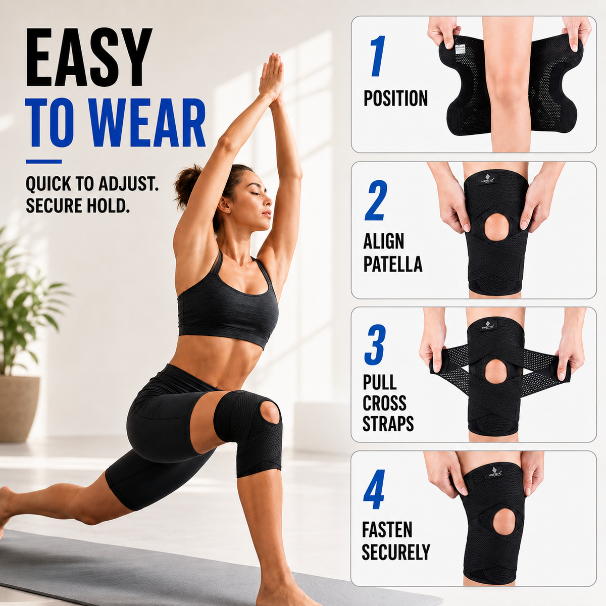 Thrives Outdoor | KnevoFix Adjustable Knee Support Brace 7